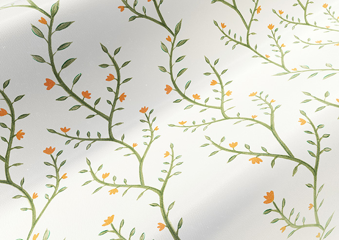 Boughton Faux Silk, Nectarine - Made to Measure Curtains - Image 4